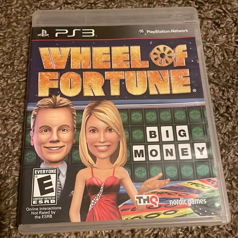 Play Station 3 Wheel of Fortune